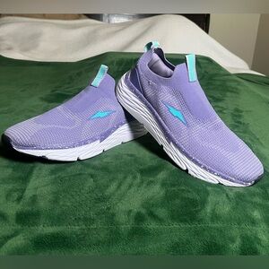 Avia Lavender and Teal Slip-On Sneakers